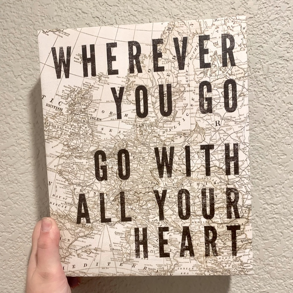 Travel wall art 10x8